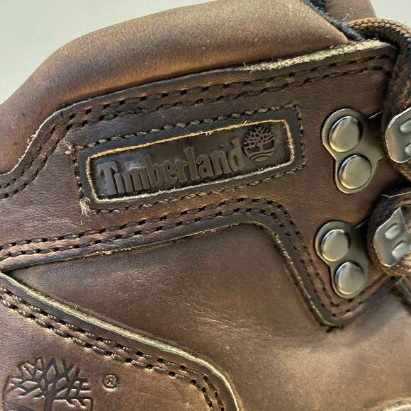 Vintage Timberland Women's 6.5M Hiking Boots | 90s Brown Leather, Thailand Rare - Picture 10 of 12